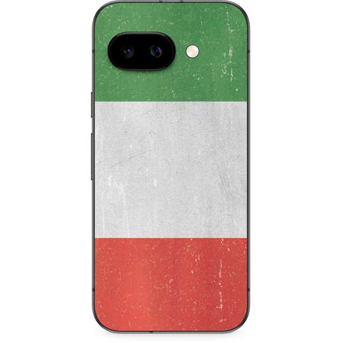 Italy Flag Distressed Google Pixel 9a Skin